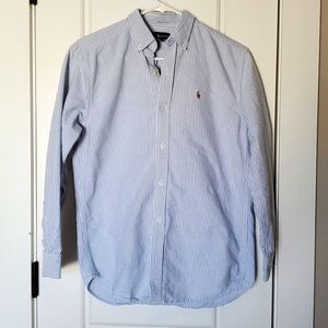 Ralph Lauren Boys 16 (L) Cotton Oxford Long Sleeves Shirt
